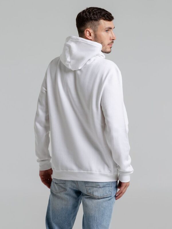 Толстовка с капюшоном Snake II белая арт.7611.60