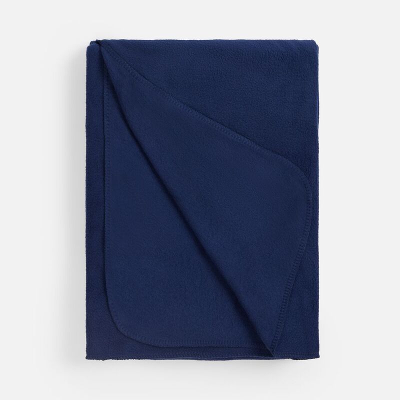 Флисовый плед Warm&Peace, синий арт.7669.40