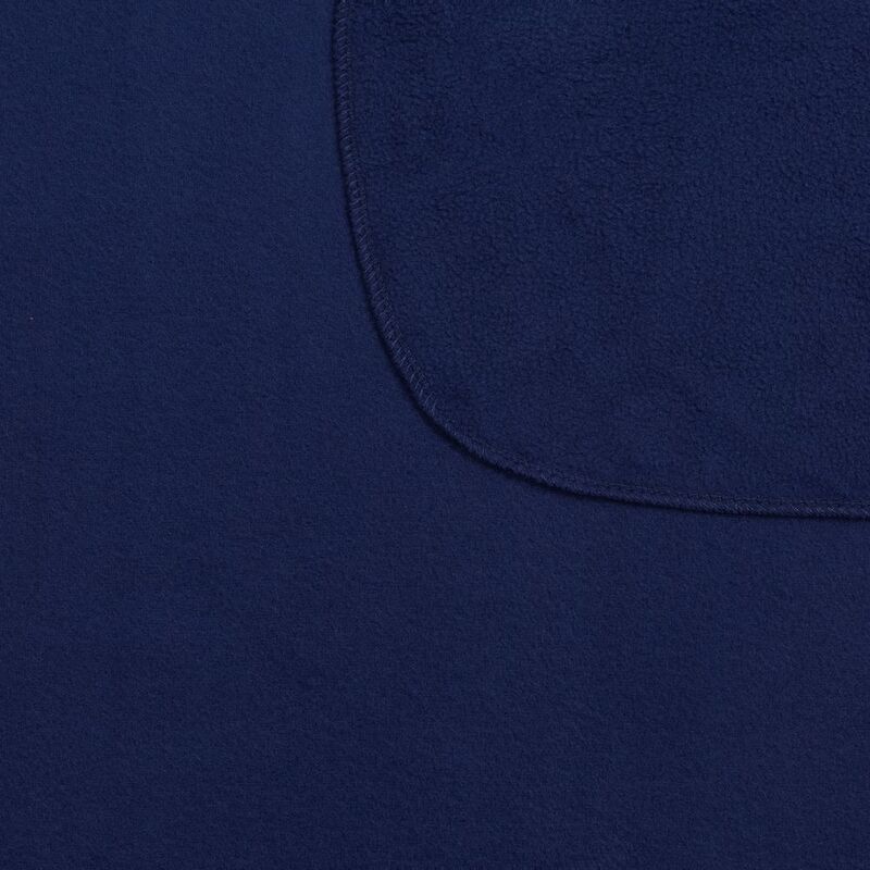 Флисовый плед Warm&Peace, синий арт.7669.40