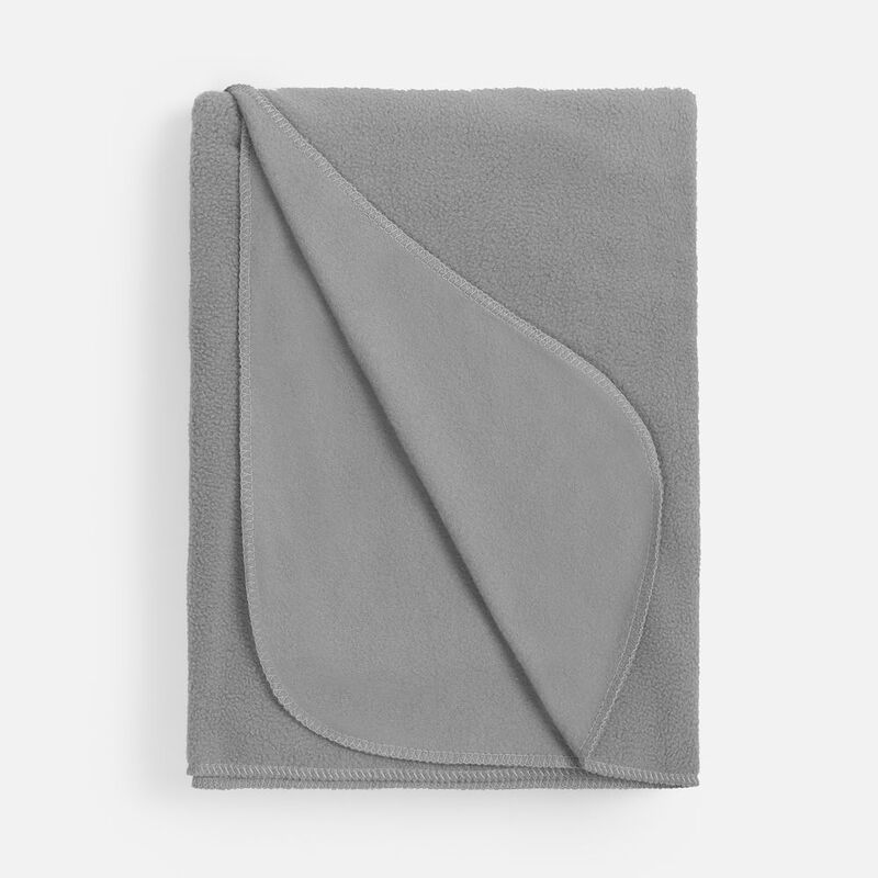 Флисовый плед Warm&Peace, серый арт.7669.10