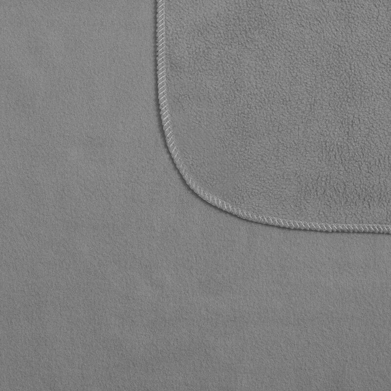 Флисовый плед Warm&Peace, серый арт.7669.10