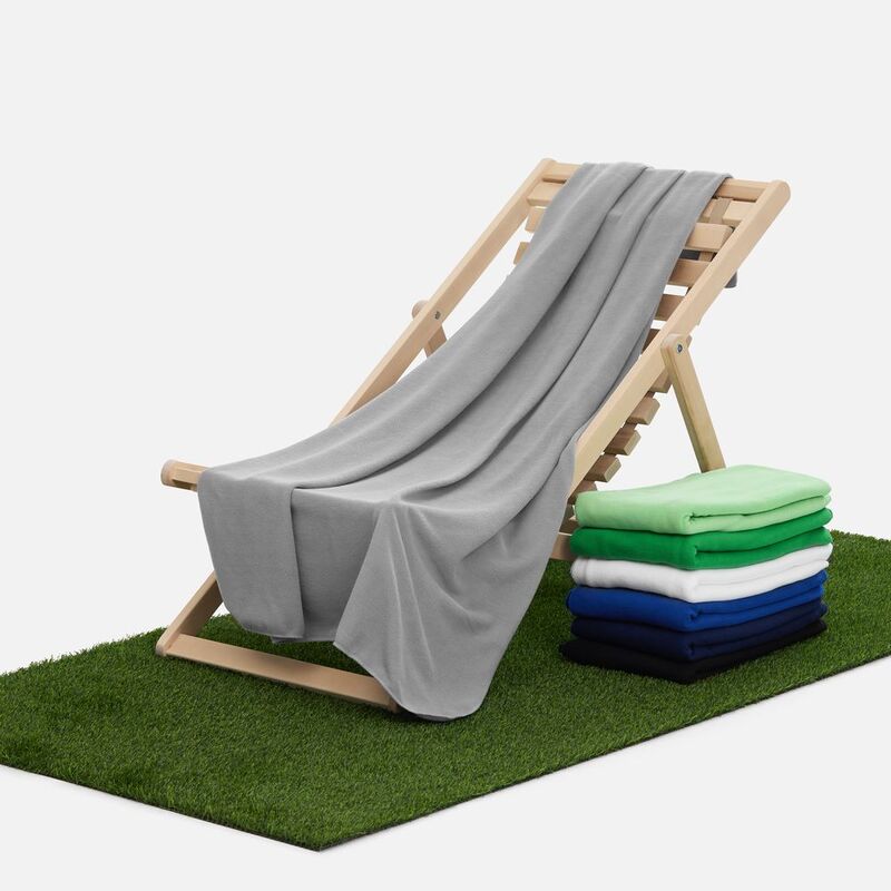 Флисовый плед Warm&Peace, серый арт.7669.10