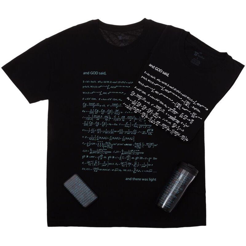 Футболка мужская &laquo;Да будет свет&raquo;, со светящимся принтом арт.7859.36