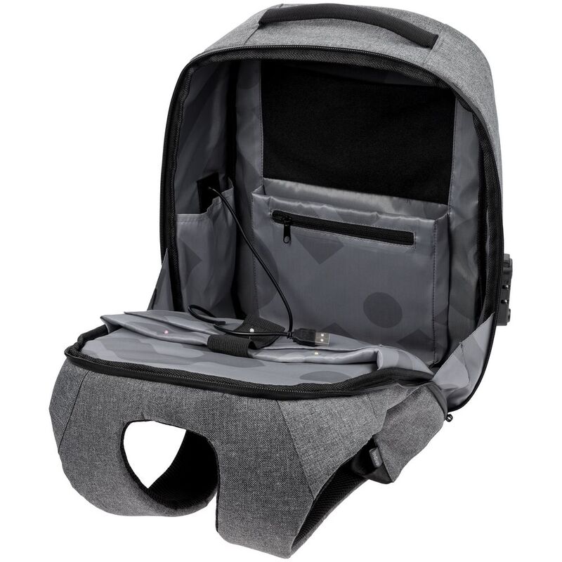 Рюкзак с потайным карманом inGreed, серый арт.11010.10