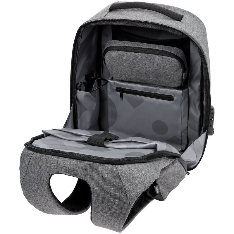 Рюкзак с потайным карманом inGreed, серый арт.11010.10