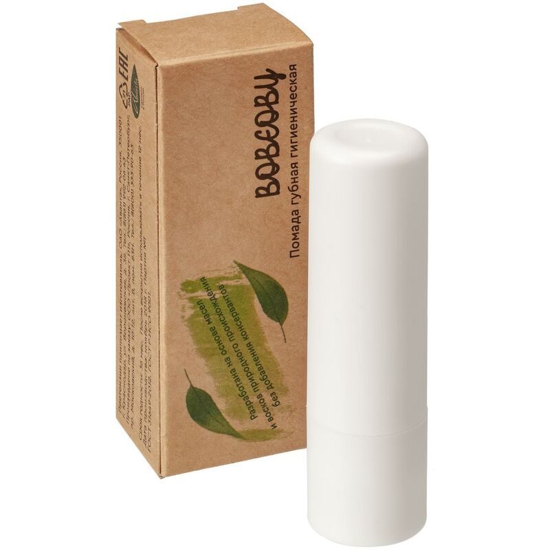 Гигиеническая помада Bobeoby, белая арт.10097.01