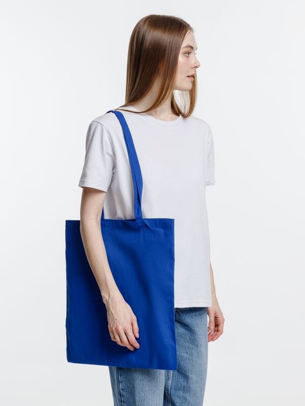Холщовая сумка Optima 135, ярко-синяя арт.5452.41