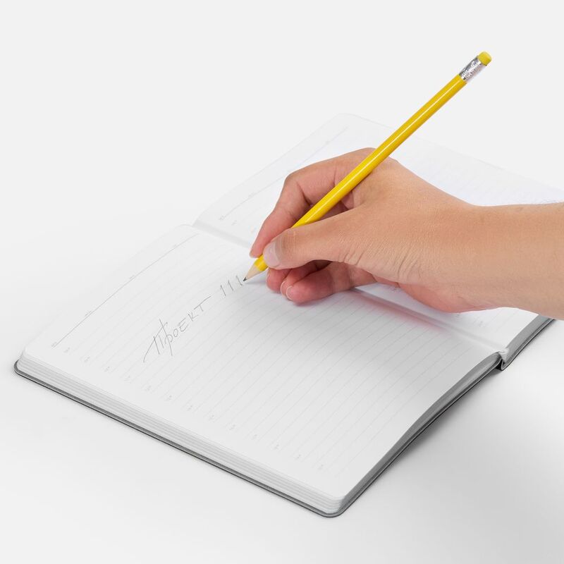 Карандаш простой Hand Friend с ластиком, желтый арт.5002.80