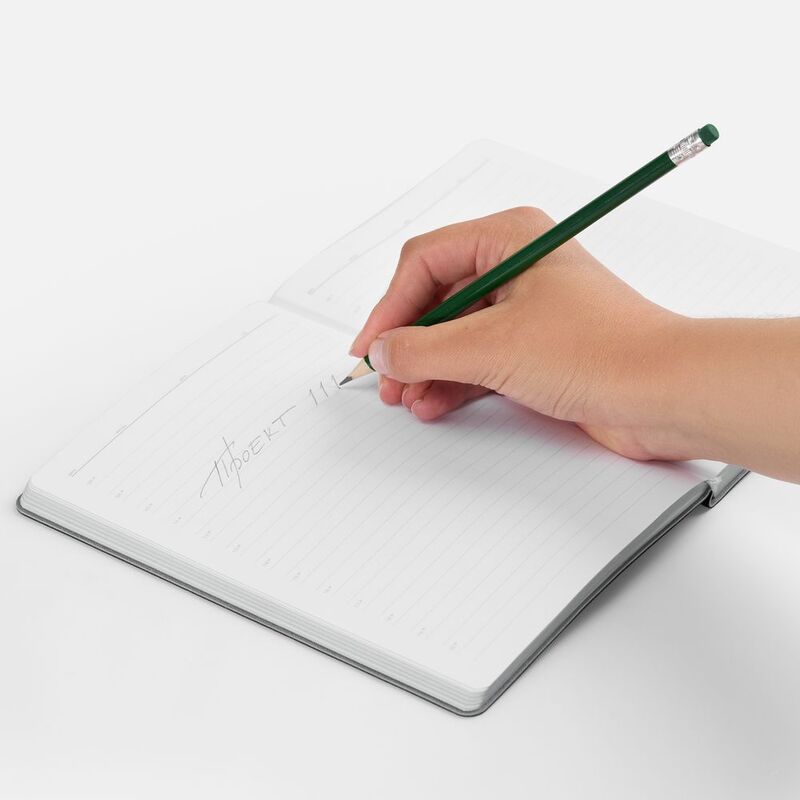 Карандаш простой Hand Friend с ластиком, зеленый арт.5002.90