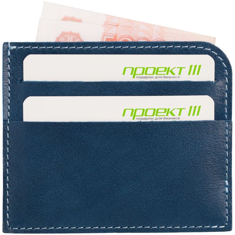 Чехол для карточек Apache, синий арт.11414.40
