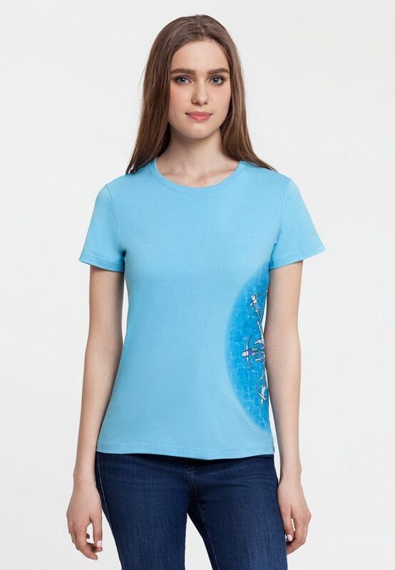 Футболка женская &laquo;Вместе и вовремя&raquo; арт.70075.14