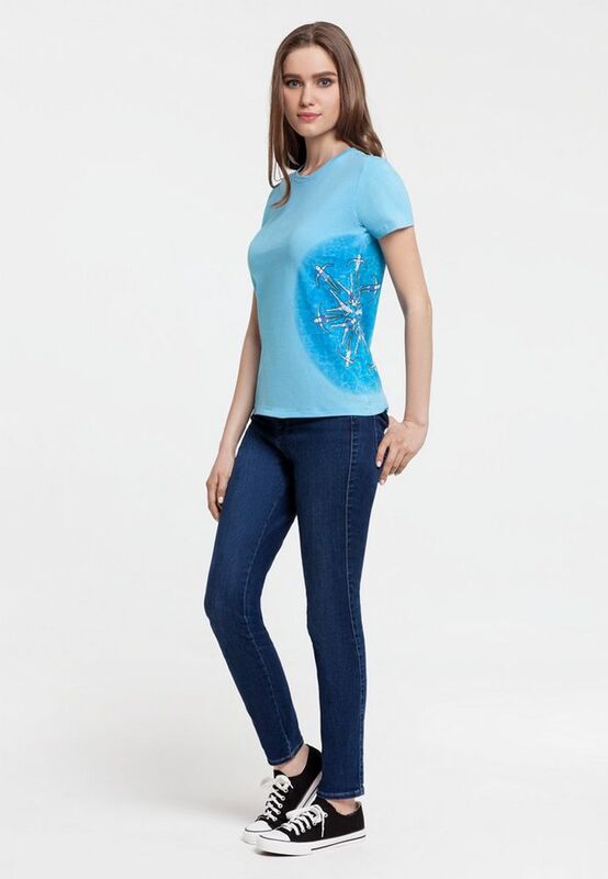 Футболка женская &laquo;Вместе и вовремя&raquo; арт.70075.14