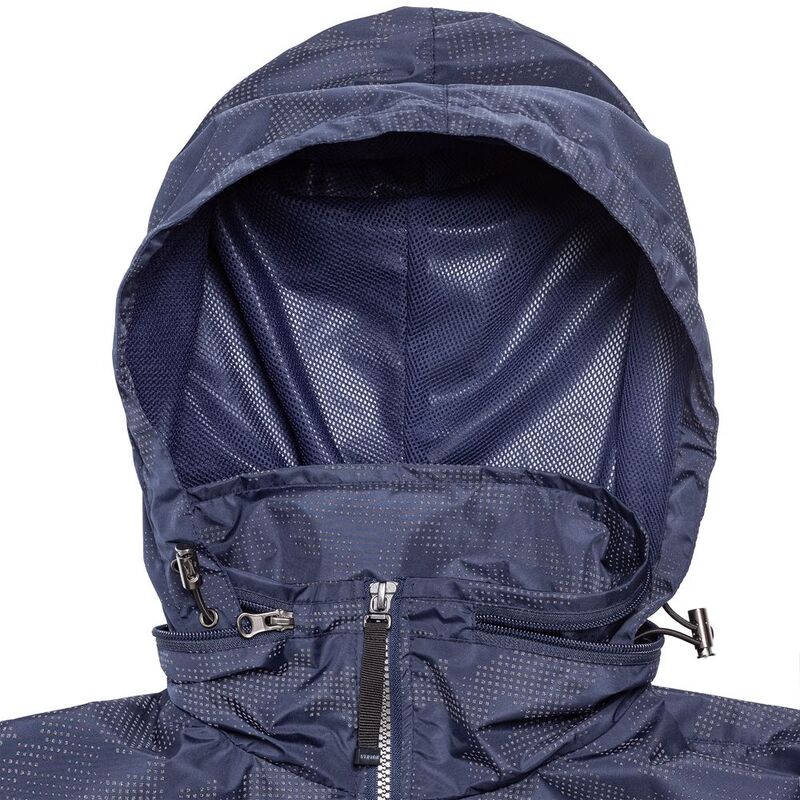 Ветровка светоотражающая Lattvind, темно-синяя арт.11154.40