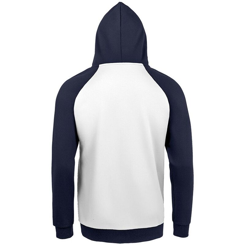 Толстовка унисекс Seattle, белая с темно-синим арт.02998904