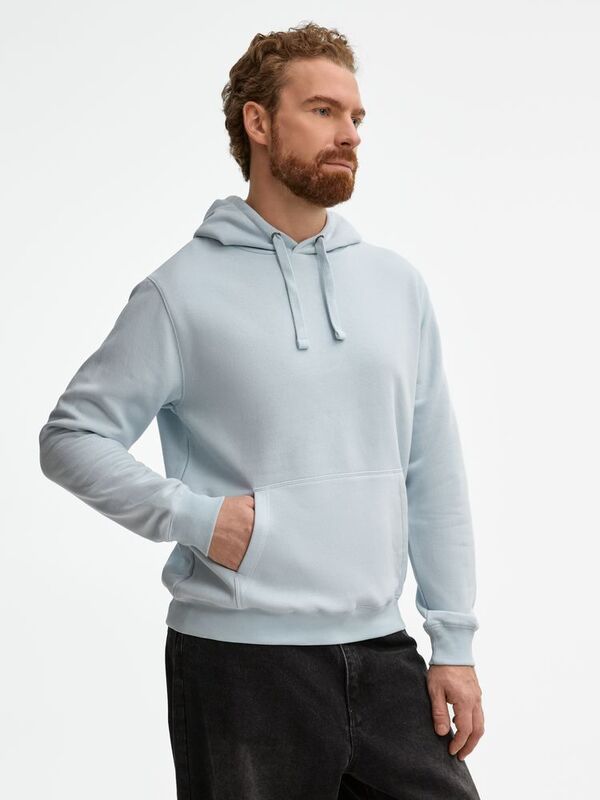 Толстовка унисекс Spencer, голубая арт.02991251