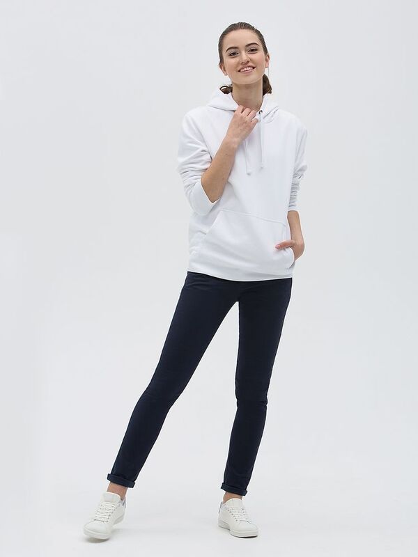 Толстовка унисекс Spencer, белая арт.02991102