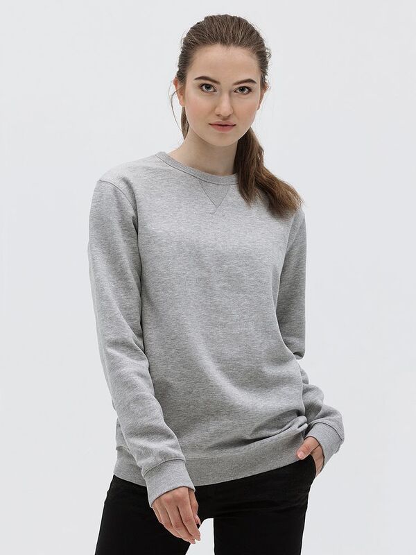 Толстовка унисекс Sully, серый меланж арт.02990360