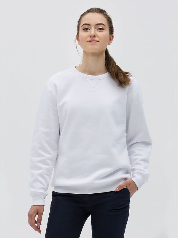 Толстовка унисекс Sully, белая арт.02990102