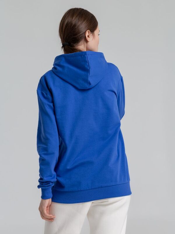 Толстовка с капюшоном Unit Kirenga, ярко-синяя арт.6894.44