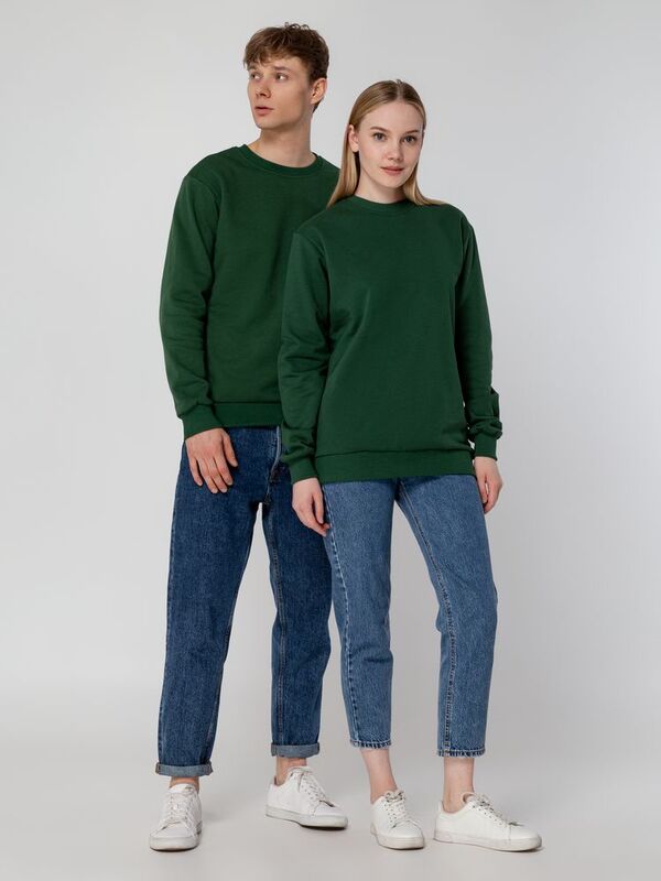 Толстовка Unit Toima Heavy, темно-зеленая арт.6928.90