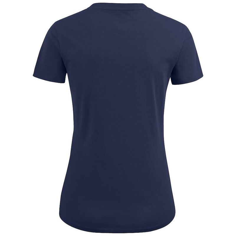 Футболка женская Ladies American U, темно-синяя арт.11149.40