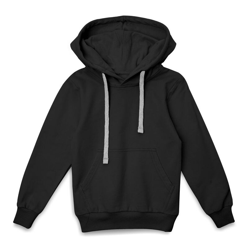 Толстовка с капюшоном детская Kirenga Kids, черная арт.11147.30