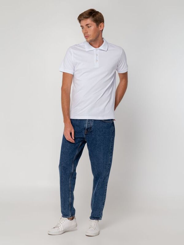 Рубашка поло мужская Virma Stretch, белая арт.11143.60