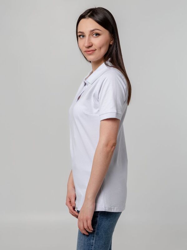 Рубашка поло женская Virma Stretch Lady, белая арт.11144.60