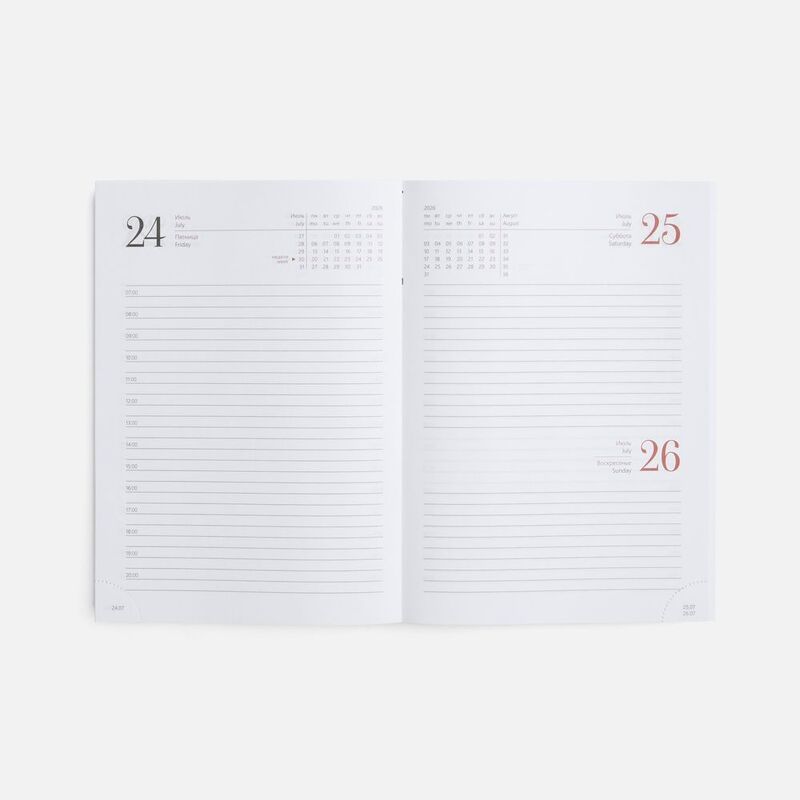 Ежедневник New Nebraska, датированный, черный арт.12878.30