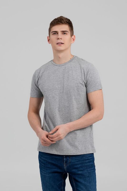 Футболка унисекс T-bolka 160 Original, серый меланж арт.11140.11