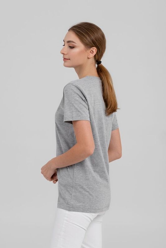 Футболка унисекс T-bolka 160 Original, серый меланж арт.11140.11
