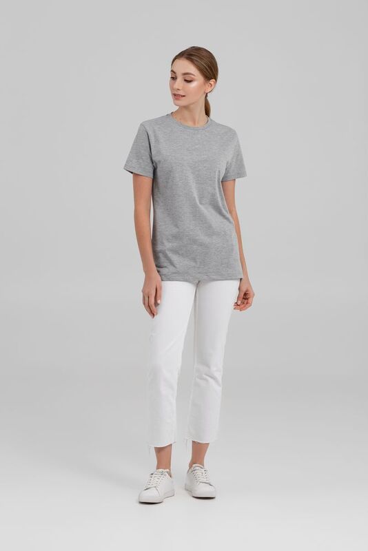 Футболка унисекс T-bolka 160 Original, серый меланж арт.11140.11