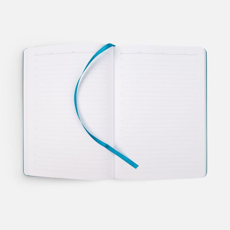 Ежедневник Tact, недатированный, бирюзовый арт.17071.49