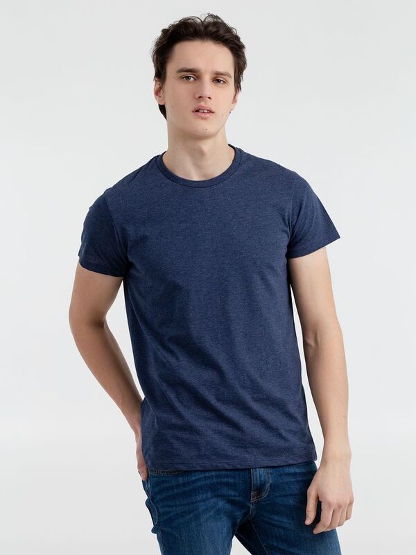 Футболка мужская Regent Fit 150, синий меланж арт.00553222