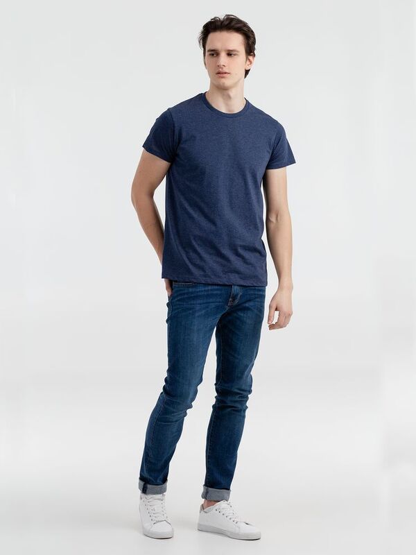 Футболка мужская Regent Fit 150, синий меланж арт.00553222