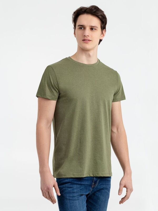 Футболка мужская Regent Fit 150, меланж хаки арт.00553288