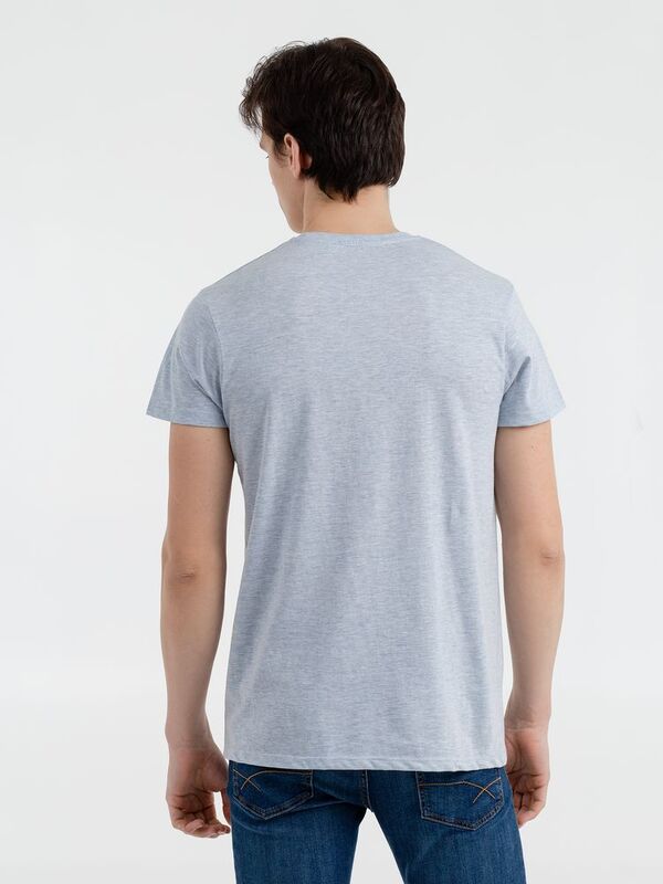 Футболка мужская Regent Fit 150, голубой меланж арт.00553258