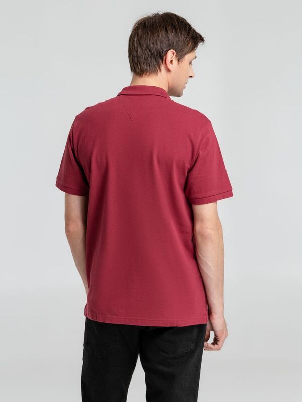 Рубашка поло мужская Neptune, вишнево-красная арт.11129.55