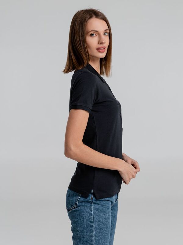 Рубашка поло женская Neptune, темно-синяя арт.11130.40