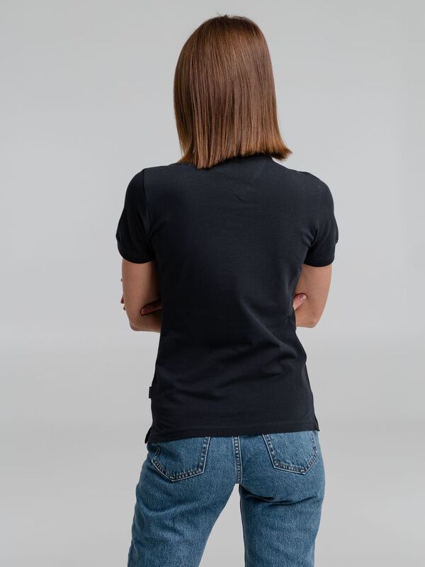 Рубашка поло женская Neptune, темно-синяя арт.11130.40