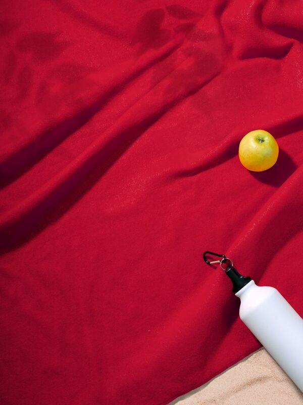 Флисовый плед Warm&Peace, красный арт.7669.50