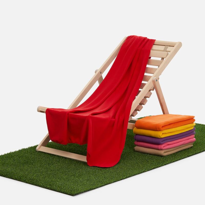 Флисовый плед Warm&Peace, красный арт.7669.50