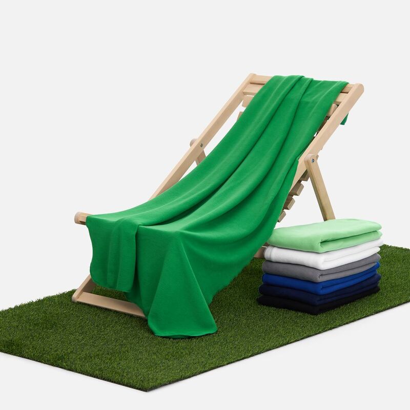 Флисовый плед Warm&Peace, зеленый арт.7669.90