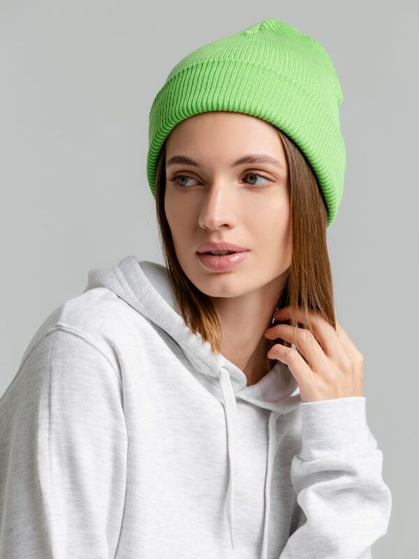 Шапка Life Explorer, зеленая (салатовая) арт.11060.90