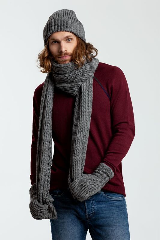 Шарф Nordkyn, серый арт.10451.11