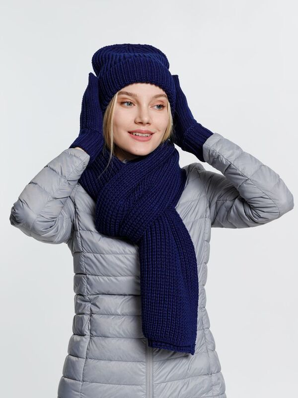 Шарф Nordkyn, темно-синий арт.10451.40