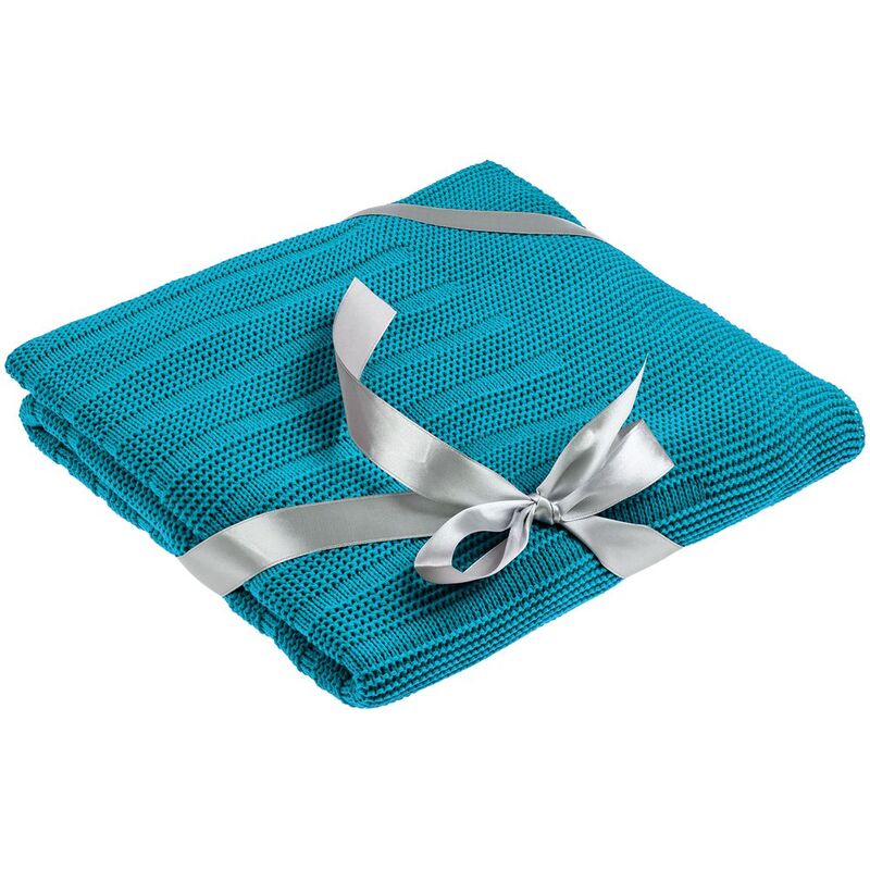 Плед Field, бирюзовый арт.10453.14