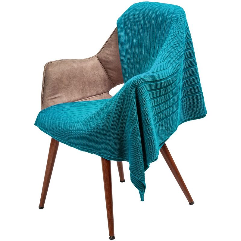 Плед Field, бирюзовый арт.10453.14