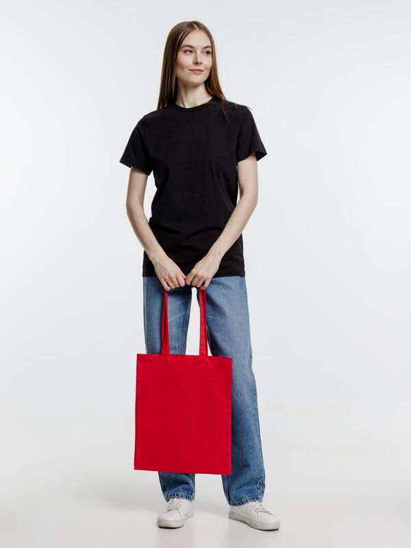 Холщовая сумка Neat 140, красная арт.23.50