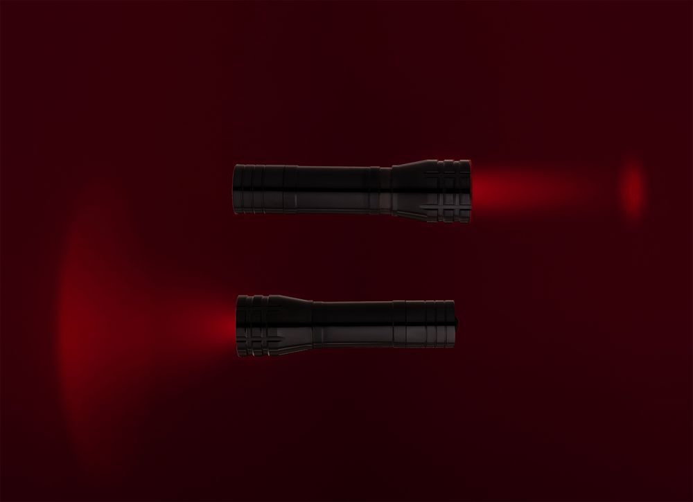 Фонарик с фокусировкой луча Beaming, черный арт.10422.30